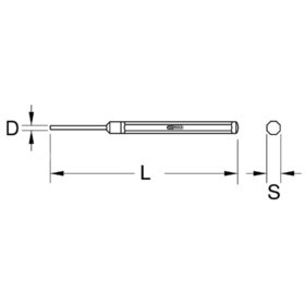 KSTOOLS® - BRONZEplus Splinttreiber, 3mm