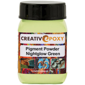 CreativEpoxy - Pigment Powder Nightglow Green, 75 g