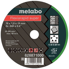 metabo® - 5 Flexiarapid Super 76x1,0x10,0 mm Universal (626871000)