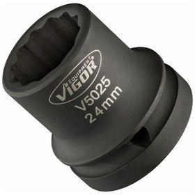 VIGOR® - Kraft-Steckschlüssel-Einsatz Doppel-6-kant V5025 Antrieb 3/4", SW24