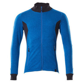 MASCOT® - Sweatshirt ACCELERATE mit Reißverschluss Azurblau/Schwarzblau 18484-962-91010, Größe 2XL ONE