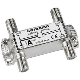 Kathrein - Verteiler F-Conn 3f 5-1218MHz 6dB