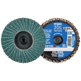 PFERD - COMBIDISC Zirkon Mini-POLIFAN CDR Ø 50mm Z60 für gehärteten Stahl