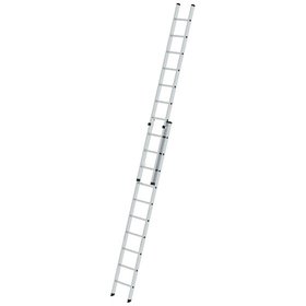 MUNK Günzburger Steigtechnik - Schiebeleiter 2x10 Sprossen, L eingefahren 3060mm, L ausgefahren 4920mm