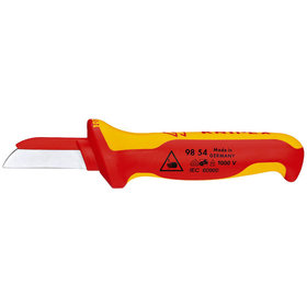 KNIPEX® - Kabelmesser isolierender Mehrkomponenten-Griff, VDE-geprüft 190 mm 9854