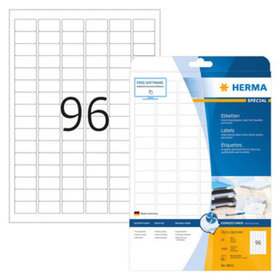 HERMA - Ink-Print Etiketten, 30,5x16,9mm, weiß, Pck=2400 Stück, 8832