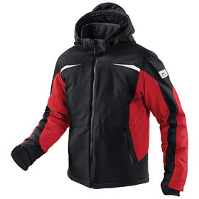 Kübler - Winter Softshell Jacke WEATHER 1041 schwarz/mittel-rot, Größe 3XL