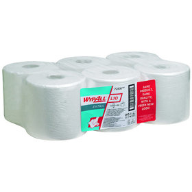 WYPALL® - Wischtuchrolle L10 weiß Zentralentnahme 18,5x38cm 700 Abrisse 6 Rollen VE