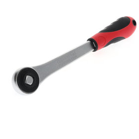 GEDORE red® - Zahnradknarre ergonomischem 2K-Griff, Grobverzahnt 30 Zähnen, 1/2", Rot/Schwarz