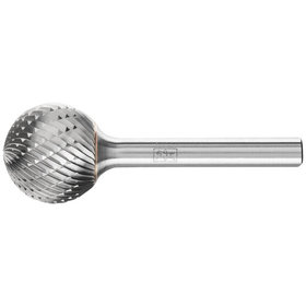 PFERD - Hartmetall Frässtift Kugel KUD Ø 20x18mm Schaft-Ø 6mm Z3P universal mittel kreuzverzahnt