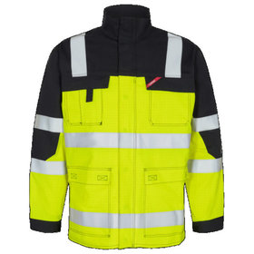 Engel - Safety+ Multinorm Jacke 1235-820 EN ISO 20471, Warngelb/Schwarz, Größe S