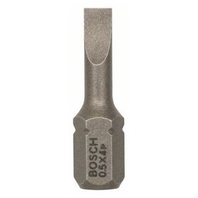 Bosch - Schrauberbit Extra-Hart, S 0,5 x 4,0, 25mm, 25er-Pack (2607001458)