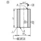 KIPP - BOHRBUCHSE ZYLINDRISCH DIN179, FORM:B, EINSATZSTAHL 33X48X56