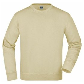 James & Nicholson - Workwear Sweatshirt JN840, stein-grau, Größe XS