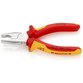 KNIPEX® - Kombizange verchromt, isoliert mit Mehrkomponenten-Hüllen, VDE-geprüft 160 mm 0306160