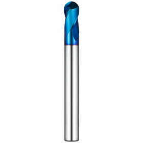 COGO Tools - VHM Kugelfräser für Heavy Cuts Helix 30° BLUE 0,75R X 1,5mm 2ECB015040S04