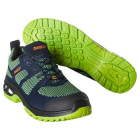 MASCOT® - Sicherheitshalbschuh FOOTWEAR ENERGY Schwarzblau/Limonengrün F0131-849-01033, Weite 10, Größe 47