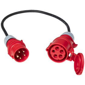 BENNING - Netzanschlusskabel 16 A/ 400 V CEE-Stecker - 32 A/ 400 V CEE-Kupplung, Länge: 1 m