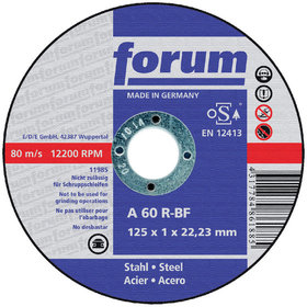 forum® - Trennscheibe für Stahl 115x1,0mm gerade