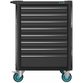 HAZET - Werkstattwagen Assistent 179N-8-RAL7021, Schubladen, flach: 7 x 81 x 522 x 398mm, Schubladen, hoch: 1 x 166 x 522 x 398mm