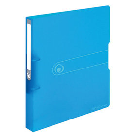 herlitz - Ringbuch 11205762 DIN A4 2 Ringe 25mm transparent blau