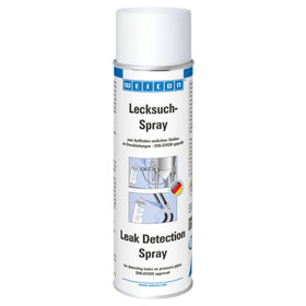 WEICON® - Lecksuch-Spray | Risse und Undichtigkeiten an Druckleitungen auffinden | 400 ml | weiß, milchig
