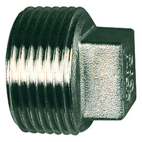 RIEGLER® - Verschlussstopfen, Vierkant, G 1/8", SW 6, Edelstahl 1.4408