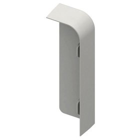 Kleinhuis® - Endstück SL-K 70mm re rws RAL9010 Dekor