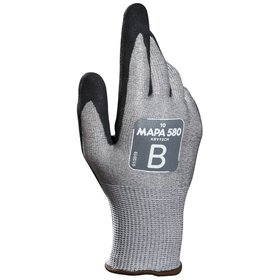 MAPA® - Schnittschutzhandschuh KRYNIT 580, Kat. II, grau/schwarz, Größe 11
