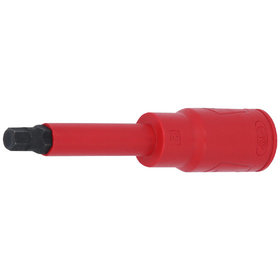 KSTOOLS® - 1/2" Bit-Stecknuss mit Schutzisolierung für Innensechskant-Schrauben, lang, 5mm