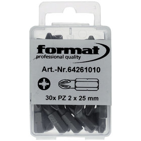 FORMAT - Bit 1/4" DIN3126 C 6,3PZ1x25mm 30er Pack