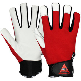 Hase Safety Gloves - Mechanischer Lederhandschuh, Kat. I, grau, Größe 10