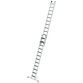 MUNK Günzburger Steigtechnik - Stufen-Seilzugleiter 2-teilig mit nivello® Traverse und clip-step R13 2x12 Stufen