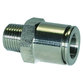 RIEGLER® - Gerade Steckverschraubung R 1/2" A, Schlauch -Ø12, 15 bar, Edelstahl 1.4404