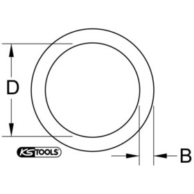 KSTOOLS® - 1" O-Ring für Kraft-Stecknuss 22-70mm