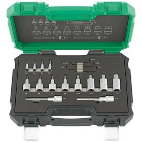 FORTIS - Steckschlüssel-Garnitur 1/4"+1/2" 19-teilig