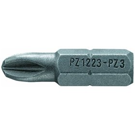 STAHLWILLE® - Bit-Schraubendrehereinsatz PZ Größe 1 Außen-6kant C 6,3mm L.25mm