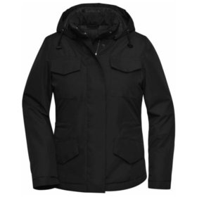 James & Nicholson - Damen Business Winterjacke JN1157, schwarz, Größe S