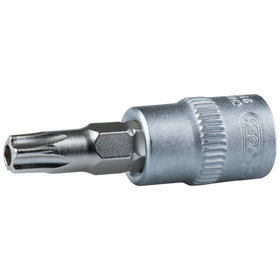 KSTOOLS® - 1/4" Bit-Stecknuss Torx mit Stirnlochbohrung, TB40