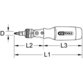 KSTOOLS® - 1/4" Ratschen-Bit-Schraubendreher, 190mm