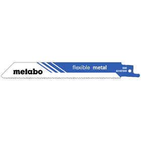 metabo® - 100 Säbelsägeblätter "flexible metal" 150 x 0,9 mm, BiM, 1,8 mm/ 14 TPI (625491000)