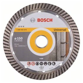 Bosch - Diamanttrennscheibe Best for Universal Turbo, 150 x 22,23 x 2,4 x 12mm (2608602673)