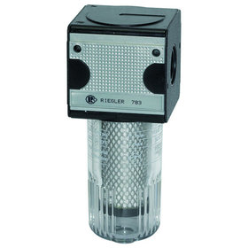 RIEGLER® - Aktivkohlefilter »multifix«, mit PC-Behälter, BG 1, G 1/4"