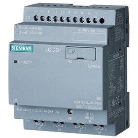 SIEMENS - SPS-Steuerung LOGO! 10,8-28,8VDC 4RELAusg 4analogEing 8digiEing 4digiAusg