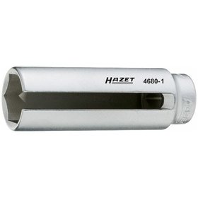 HAZET - Lambda-Sonden-Einsatz 4680-1, 1/2" Vierkant, SW 22mm für z.B. Nissan/Ford/VW