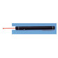 Laserpointer 13,6cm roter Laser Reichweite 50m 108g schwarz