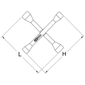 KSTOOLS® - Gasrohr-Stopfenschlüssel, 4 Funktionen