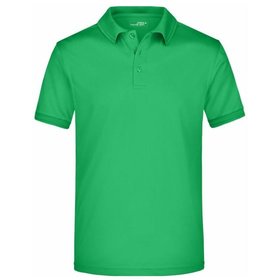 James & Nicholson - Herren Aktiv Poloshirt JN576, grün, Größe L