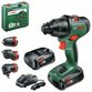 Bosch - Akku-Bohrschrauber AdvancedImpact 18, 2 x Akku PBA 18V 2.5Ah, Tragekoffer (06039B510B)