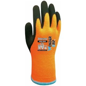 WONDERGRIP - Sicherheitshandschuhe Kälteschutz | THERMO | orange | WG-380 | Größe 7